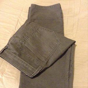 Loft Modern Slim corduroy Size 4 Super Grey/Brown